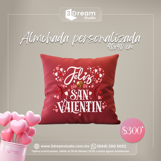 Almohada personalizada