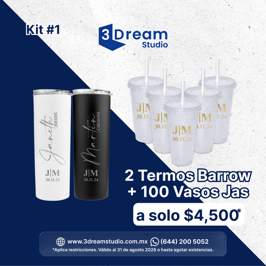 Kit para Boda 2 Barrow + 100 Jas