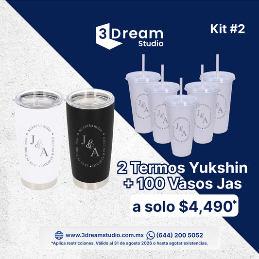 Kit para Boda 2 Yukshin + 100 Jas