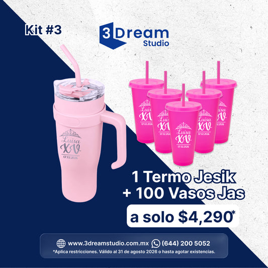 Kit para XV años 1 Jesik + 100 Jas