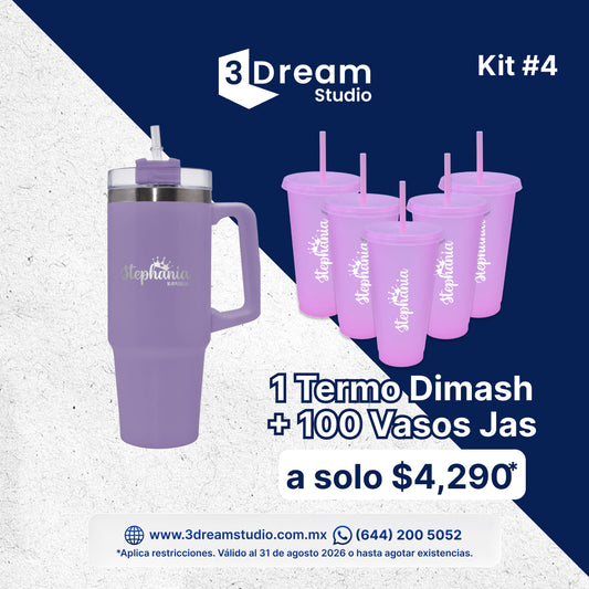 Kit para XV años 1 Dimash + 100 Jas
