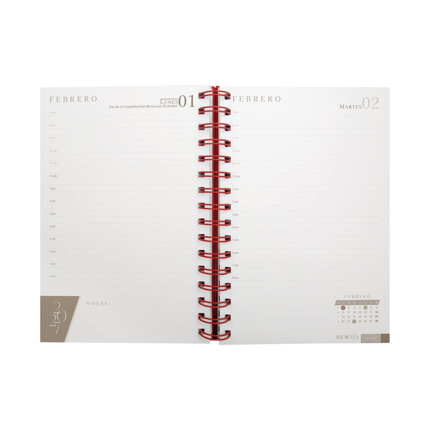 Agenda Diaria Lette 2027
