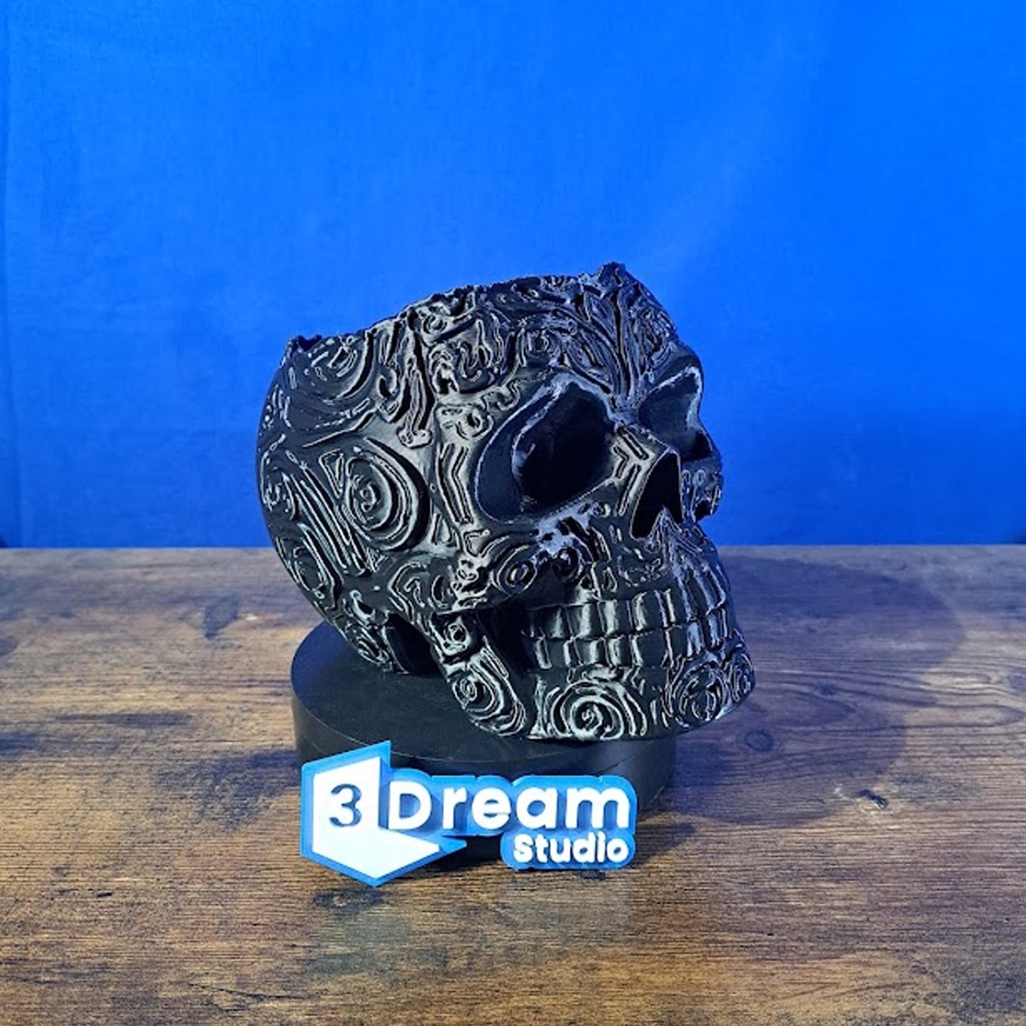 Organizador para maceta o vela Calavera