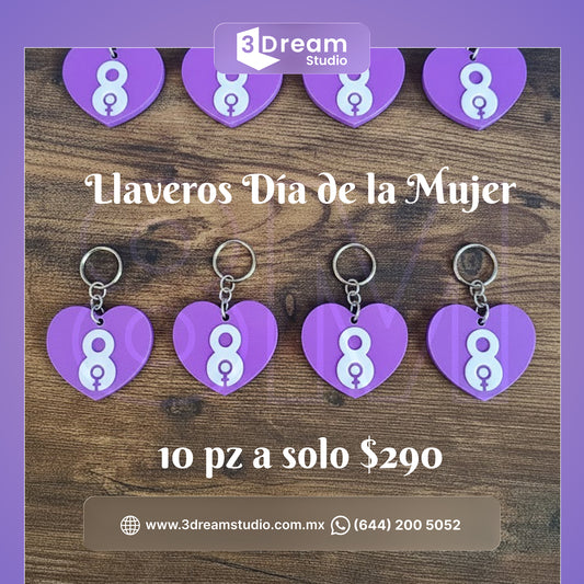Llavero día de la mujer
