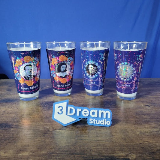 Veladoras personalizadas día de muertos